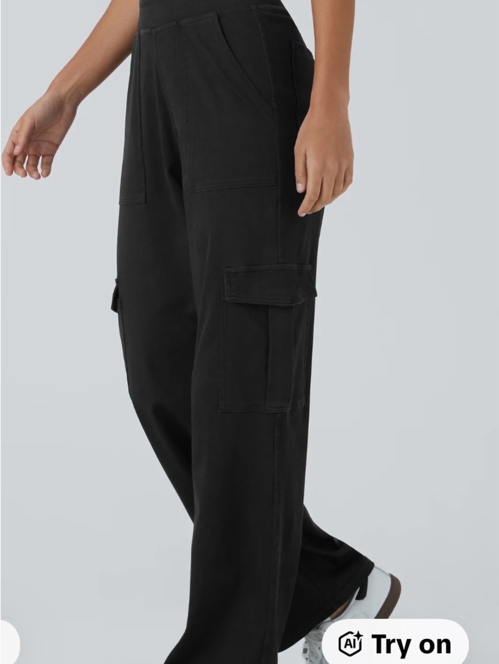 Halara Black Cargo Womens Pants